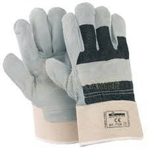 S/7106 GUANTO IN PELLE DI BOVINO -JEANS