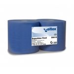 CE/59615 ROTOLI CARTA AZZURRA conf. da 2 bobine 500 trappi cad.