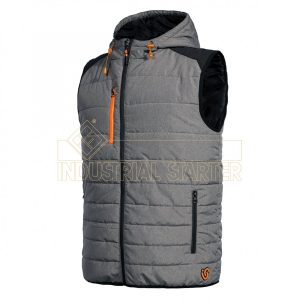 S/04063 GILET SOHO IN PIUMINO SINTETICO CON CAPPUCCIO